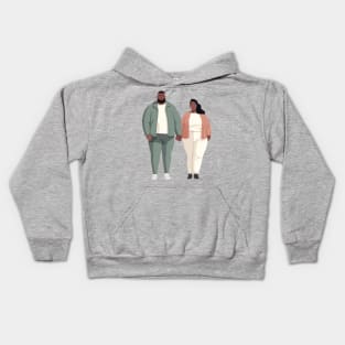 black couple Kids Hoodie